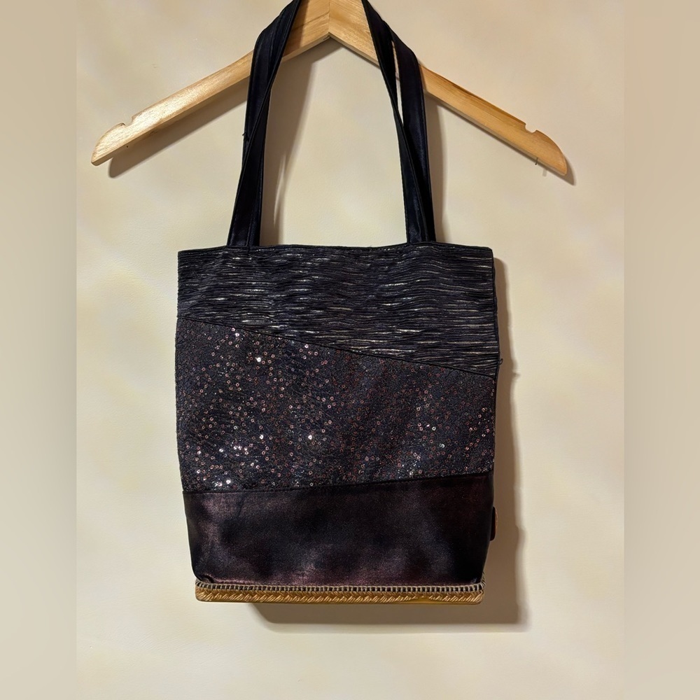 Toni Pons- Blue Sparkle and Shimmer Purse